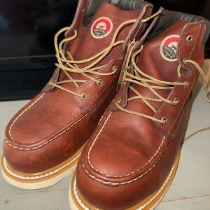 Red Wing Irish Setter Brown Leather Men's Boots
